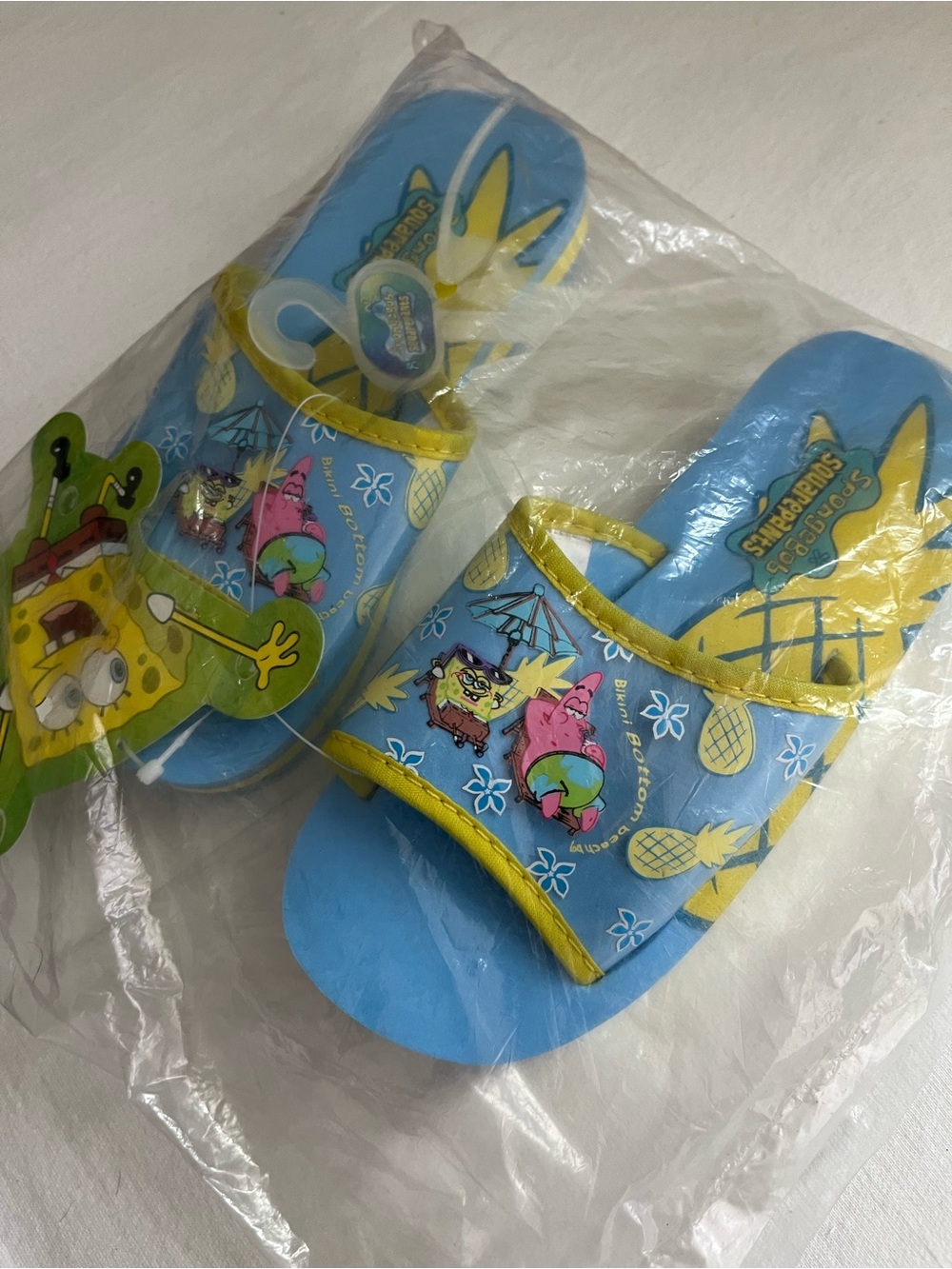 Vintage Kids SpongeBob SquarePants Slip-On Sandals